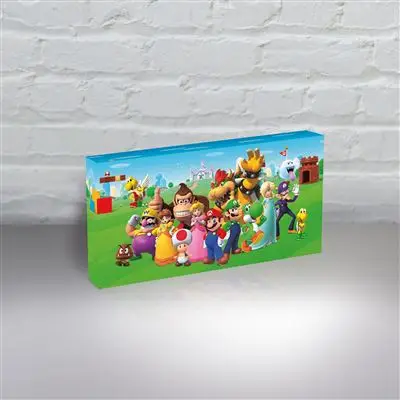 SUPER MARIO - Group Light Up Canvas - Figurine